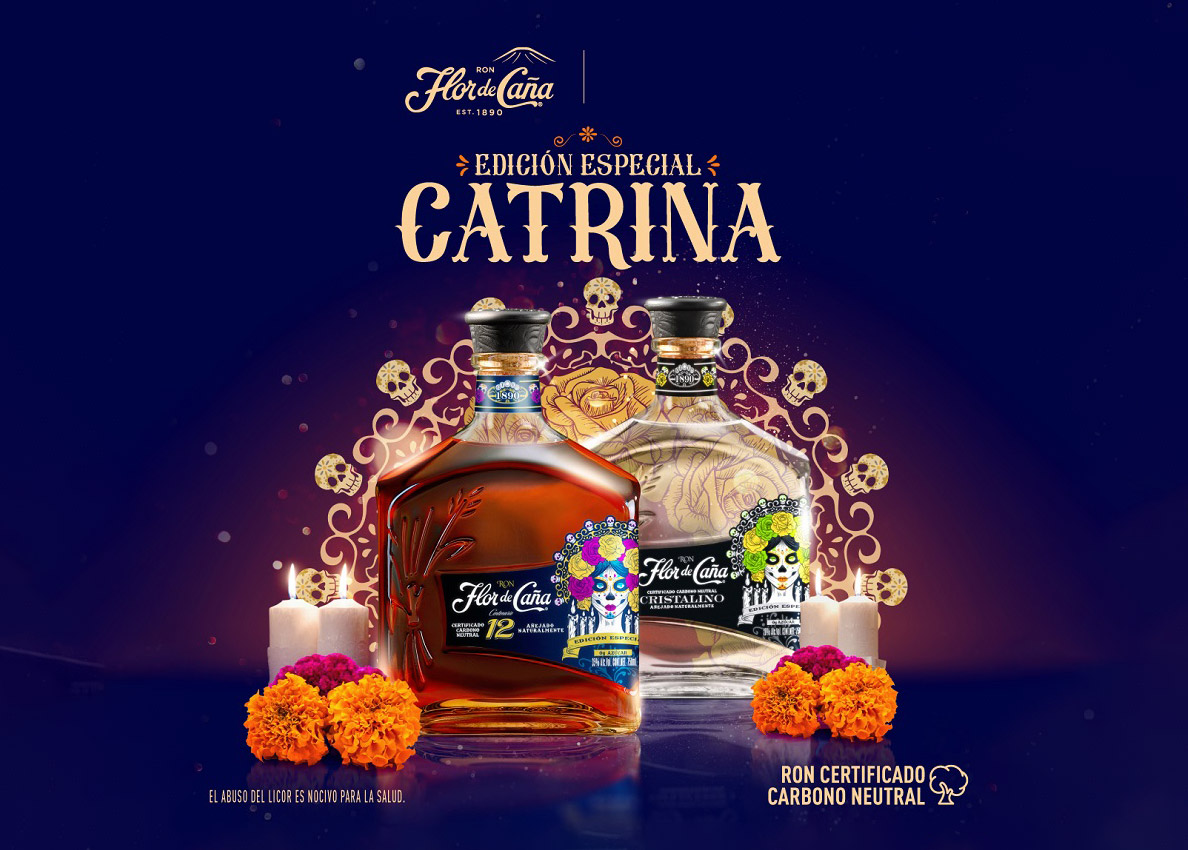 Flor de Caña presenta su nueva edición de rones Catrina