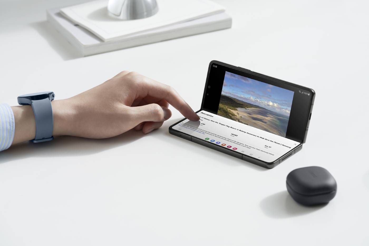 La cuarta generación de la serie Galaxy Z ofrece la mejor experiencia plegable que jamás hayan creado