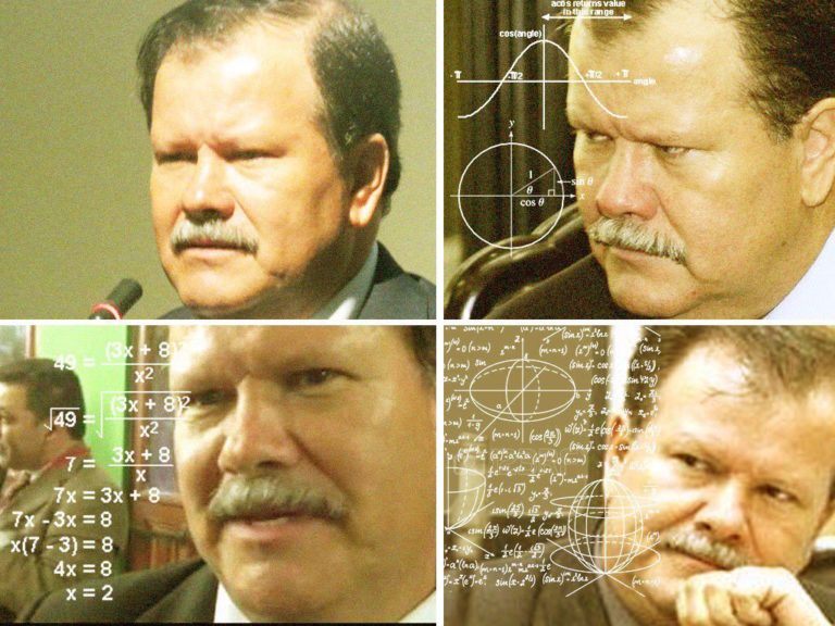 Como cuando Abelino trata de entender todo lo que está pasando en el país