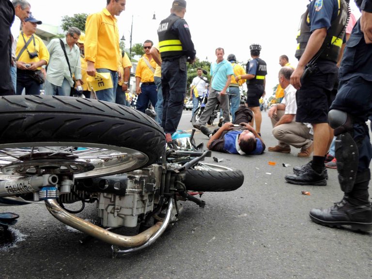 INS: primer cuatrimestre del año contabilizó más de 18 mil lesionados en accidentes de tránsito
