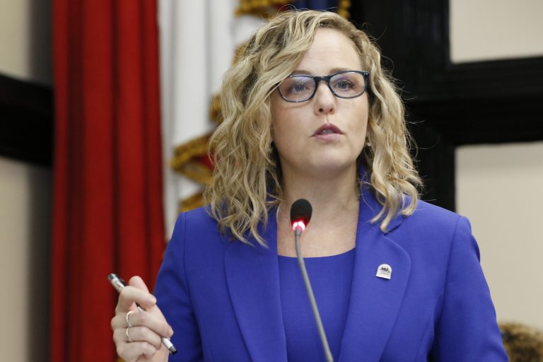 Diputados denuncian a Catalina Crespo por beligerancia política