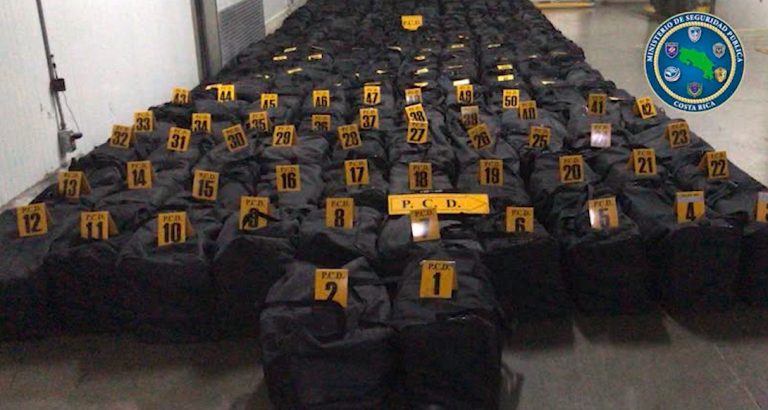 Policía decomisa 5 toneladas de cocaína: la mayor incautación en la historia de Costa Rica