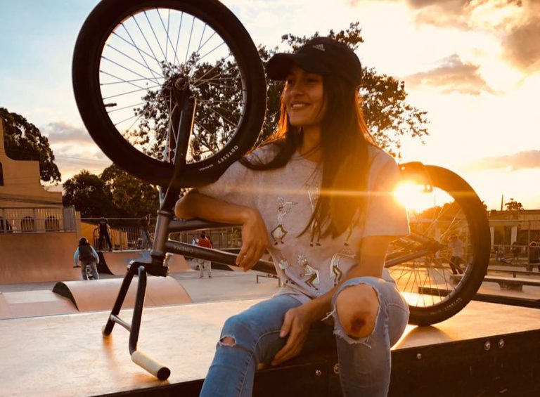 Nicole Ordeñana: "Quiero ser la primera mujer que viva del BMX, al igual que lo hizo Kenneth Tencio"