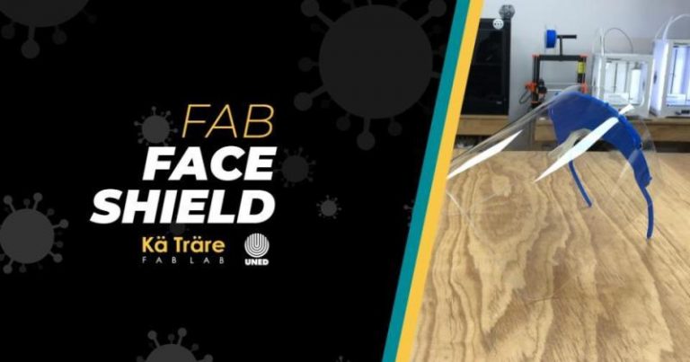 Planos de fabricación de protector facial contra COVID-19 fueron liberados por la UNED