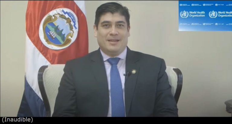35 países apoyan idea de Costa Rica de compartir vacunas, pruebas y tratamientos contra COVID-19