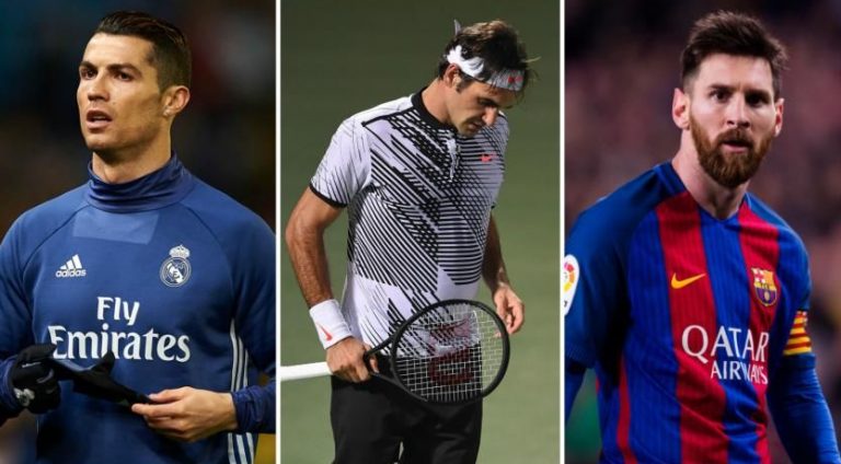 Roger Federer supera a Messi y Ronaldo como el deportista mejor pagado del mundo