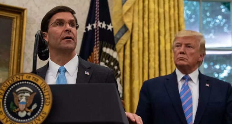 Secretario de Defensa de EEUU rechaza desplegar militares contra protestas antirracistas