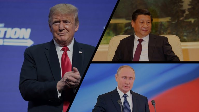 Trump, Putin y Xi