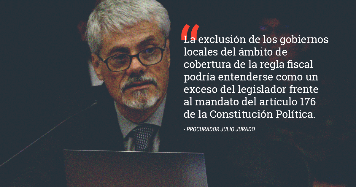Imagen principal del artículo: Procuraduría advierte que haber sacado a municipalidades de la regla fiscal podría ser inconstitucional