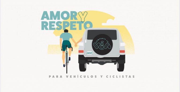 ACONVIVIR lanza campaña para educar sobre la adecuada convivencia entre ciclistas y conductores