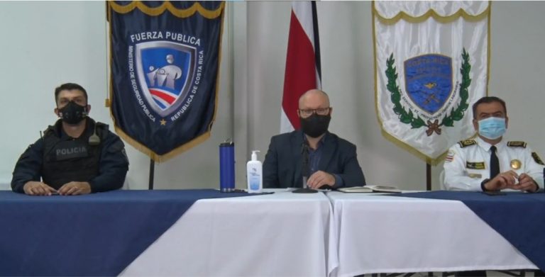 Seguridad confirma 28 detenidos tras altercado frente a Casa Presidencial