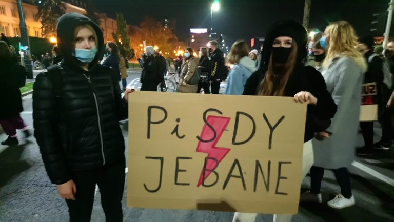 Manifestaciones en Polonia
