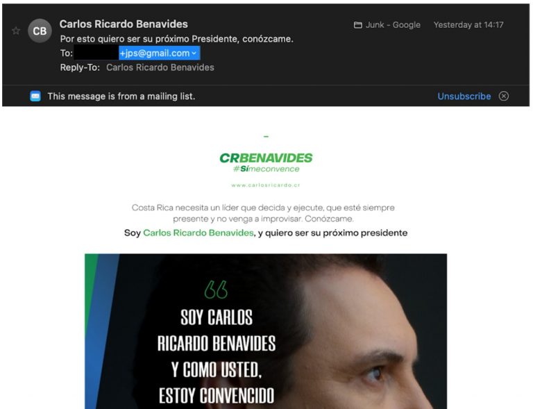 JPS investiga aparente uso de información de sus clientes para envío de publicidad de Carlos Ricardo Benavides