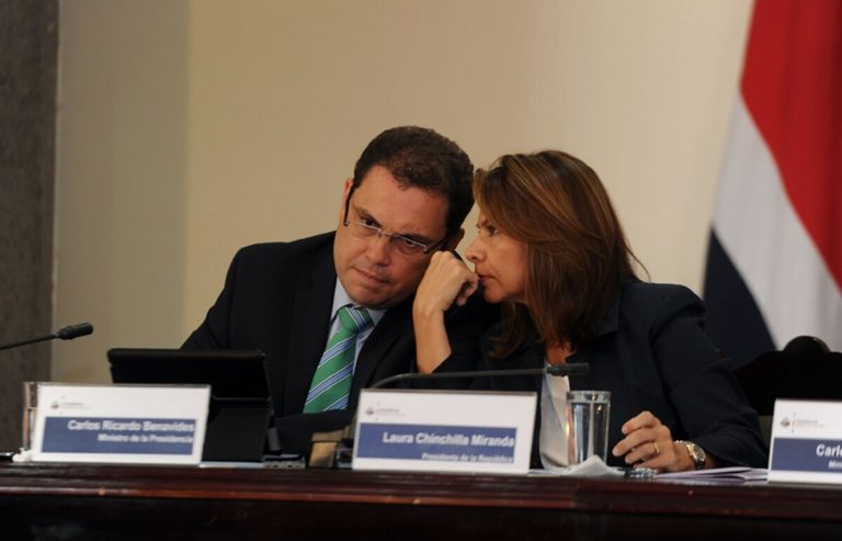 Laura Chinchilla apoya precandidatura de Carlos Ricardo Benavides