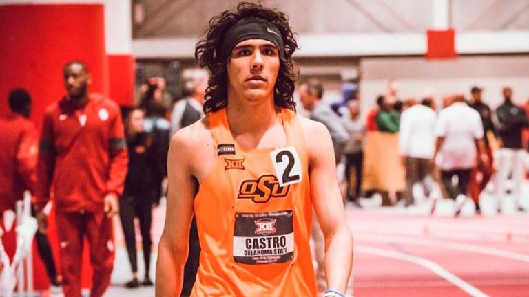 Juan Diego Castro rompió su propio récord nacional en la prueba de 1500 metros planos