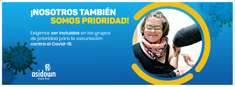 Incluyen a población con Síndrome de Down dentro del tercer grupo de vacunación