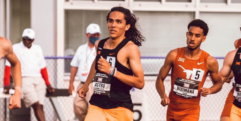 Juan Diego Castro batió su propio récord nacional en la prueba de 800 metros planos