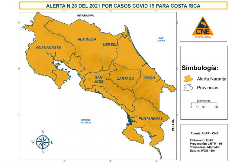 COVID-19: Nuevo récord de fallecidos diarios con 48 decesos y todo el país pasa a alerta naranja