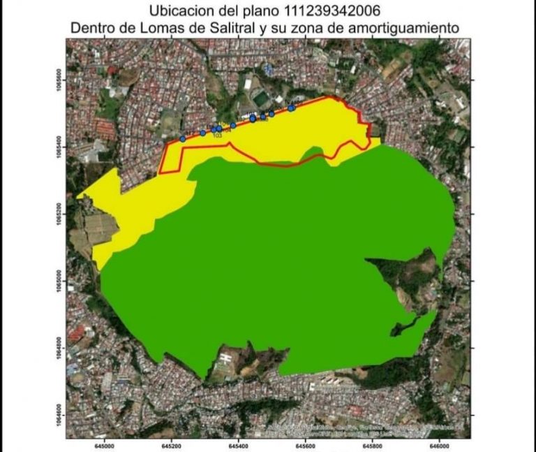 Setena suspende toda obra y actividad en el área de la Loma Salitral