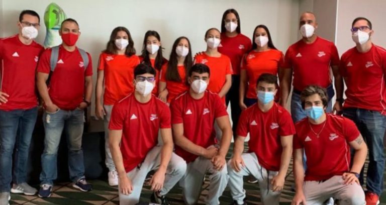 Gimnastas ticos viajaron a México con la consigna de clasificar a Panamericanos Juveniles de Cali 2021