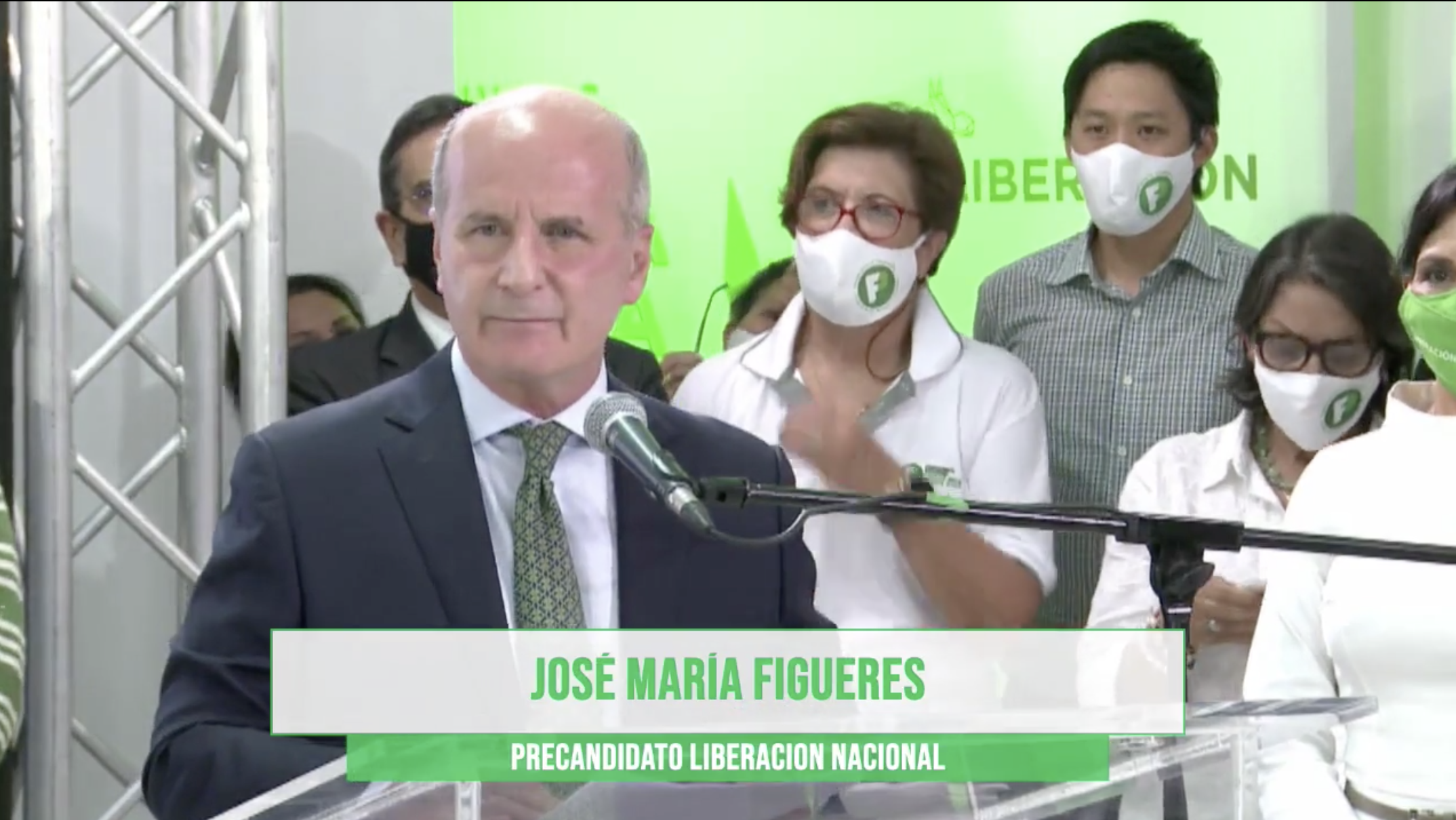 Imagen principal del artículo: José María Figueres se declara ganador de la convención del PLN con ventaja de 10 puntos