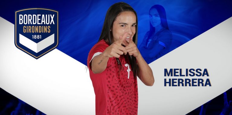 Melissa Herrera fichó con el FC Girondins de Bordeaux, el tercer mejor equipo de Francia