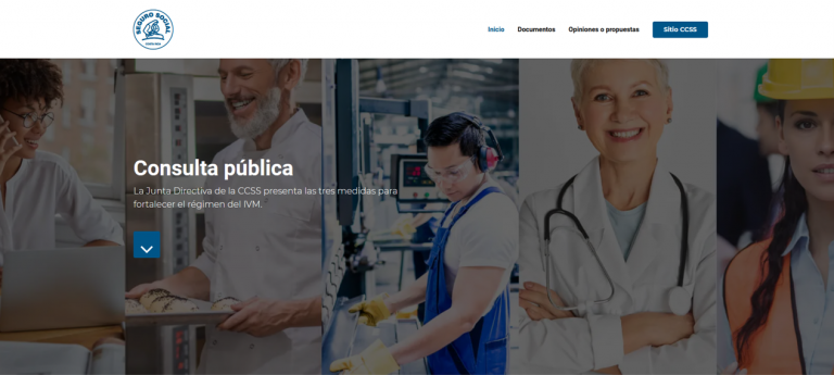Caja habilita sitio para consulta pública de reformas al régimen del IVM