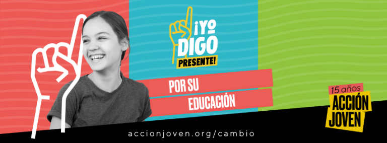 Fundación Acción Jóven lanza campaña para luchar contra la deserción colegial