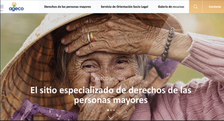 Ageco lanza sitio web especializado en defender los derechos de las personas adultas mayores