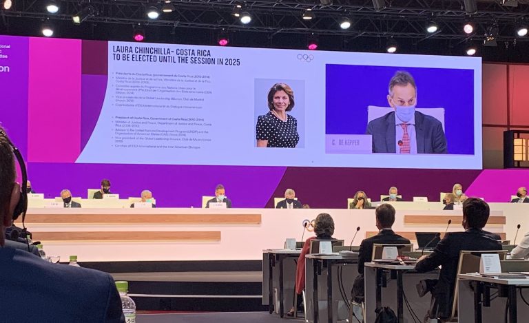 Oficial: Laura Chinchilla integrará la Comisión de Ética del Comité Olímpico Internacional