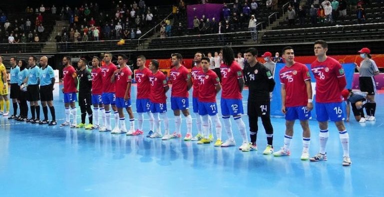 Oficial: Costa Rica quedó eliminada del Mundial de Fútbol Sala en fase de grupos