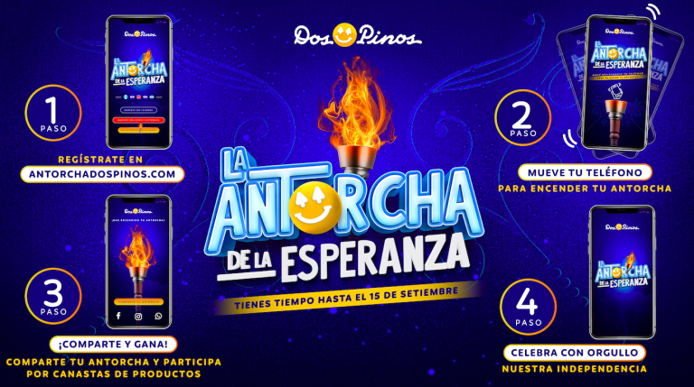Dos Pinos invita a familias a encender su Antorcha de la Esperanza en celebración del bicentenario