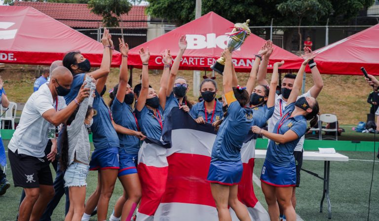 Selección costarricense de hockey 5 sobre césped se corona monarca de América Central