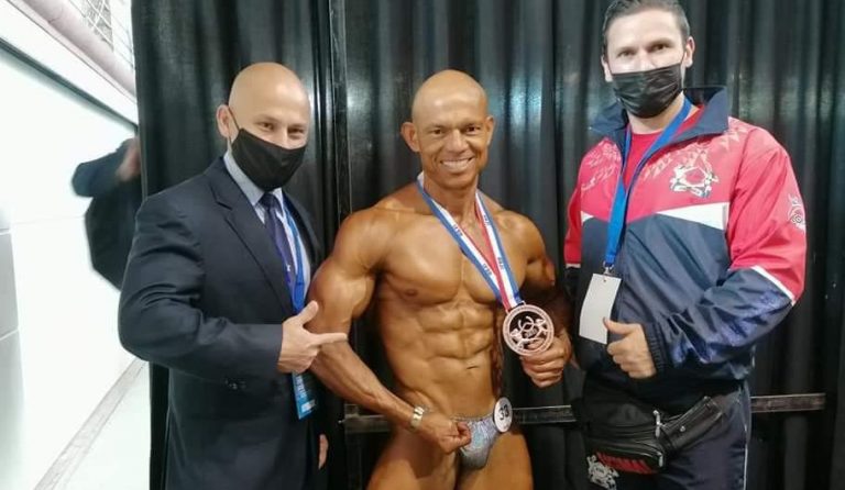 El costarricense Evaristo Cortés quedó quinto en el Mundial de Fisicoculturismo 2021