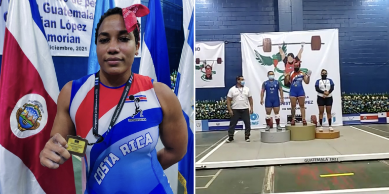 Daysi Hutchinson se coronó campeona centroamericana de halterofilia en Guatemala