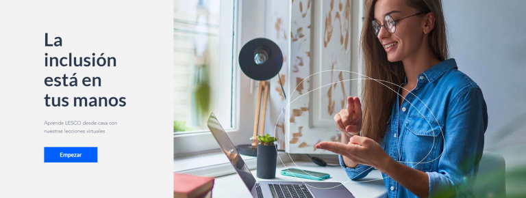Plataforma gratuita invita a la población a aprender LESCO