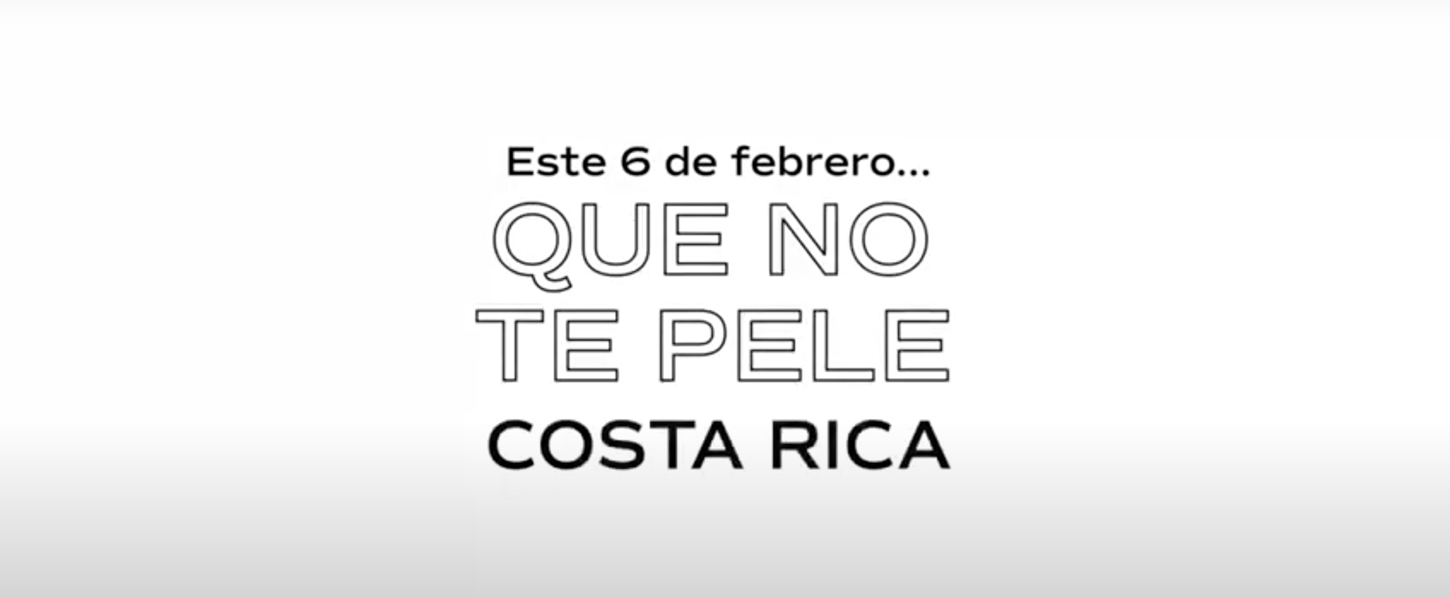Imagen principal del artículo: Campaña pide #QueNoTePeleCostaRica para invitar a ciudadanía a votar el próximo 6 de febrero