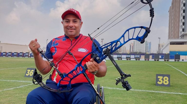 Diego Quesada consigue histórico segundo lugar en la ronda clasificatoria del Mundial de Para Tiro con Arco
