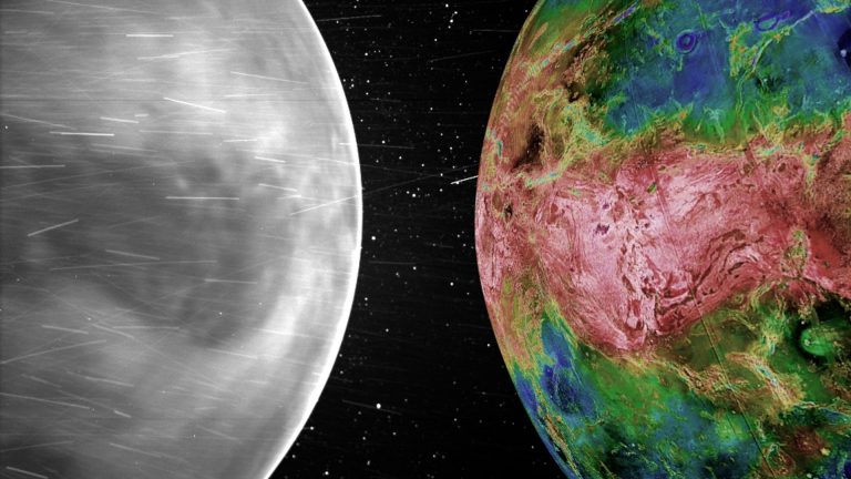 Nasa captura primeras imágenes de la superficie de Venus en luz visible