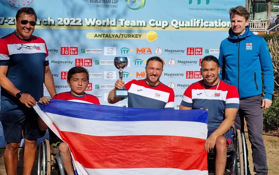 Imagen principal del artículo: Costa Rica finalizó su participación en el Premundial de Tenis en Silla de Ruedas como el segundo mejor equipo de América
