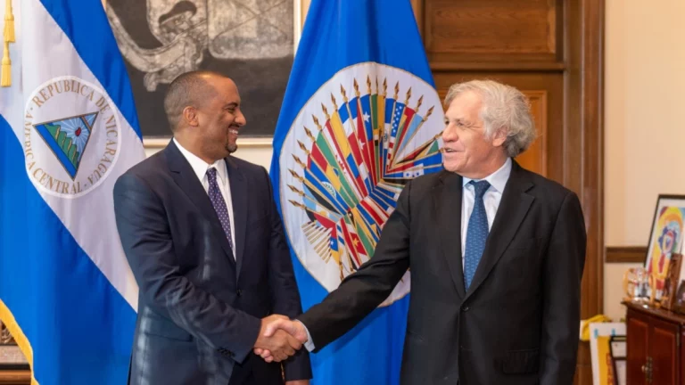 Embajador de Nicaragua ante la OEA denuncia la dictadura y los presos políticos de Ortega