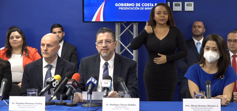 A 9 días de asumir la Presidencia, Chaves anuncia segunda parte de su gabinete