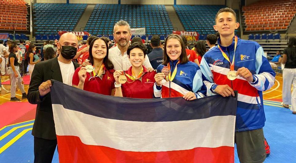 Imagen principal del artículo: Taekwondistas costarricenses finalizaron el Open de Puerto Rico con 5 oros, 3 platas y 4 bronces