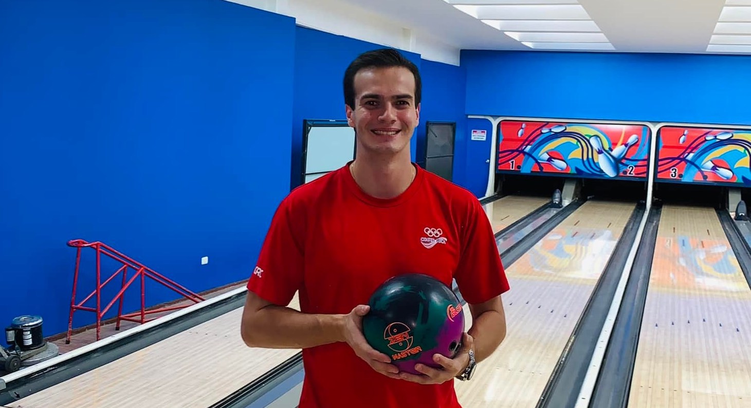 Imagen principal del artículo: Bolichista costarricense Giancarlo Brenes se coronó subcampeón de Centroamérica y el Caribe