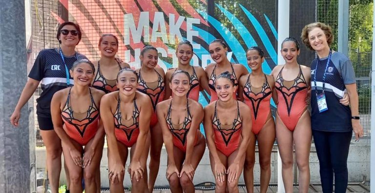 Selección de natación artística culmina participación en el Mundial de Budapest 2022 con grandes réditos