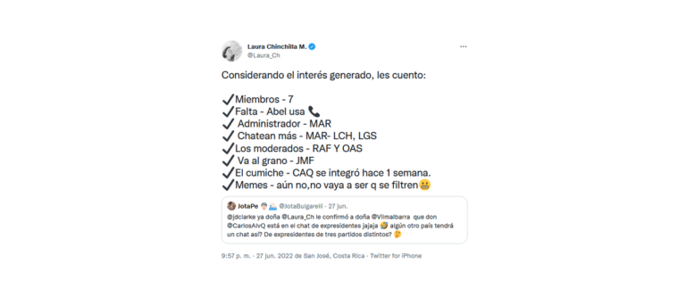 Un chat particular y el poder de cada persona