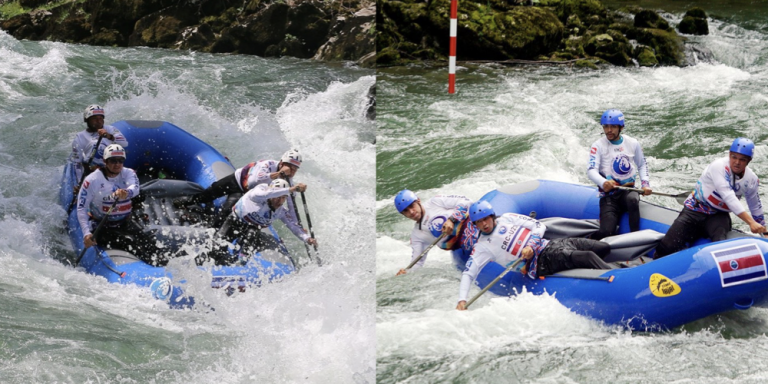 Costa Rica quedó cuarto en la clasificación general sub-23 y máster del Mundial de Rafting 2022