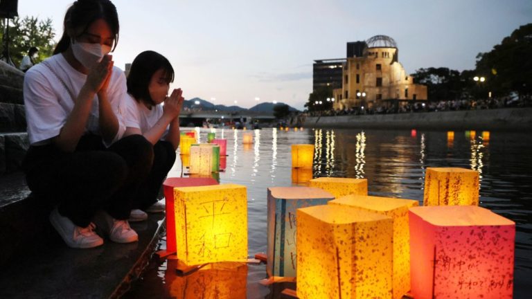 Hiroshima recuerda el 77º aniversario de la bomba nuclear