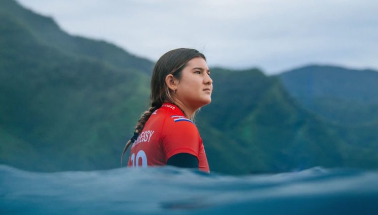 Hazaña histórica: la costarricense Brisa Hennessy clasifica al evento final del Tour Mundial 2022