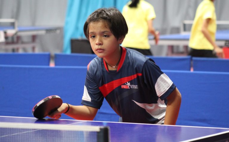 Tenismesista costarricense Lucca Lobo está ubicado en el puesto #8 del ranking mundial infantil